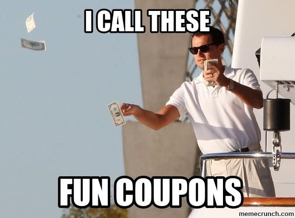 fun coupons wolf wall street dicaprio