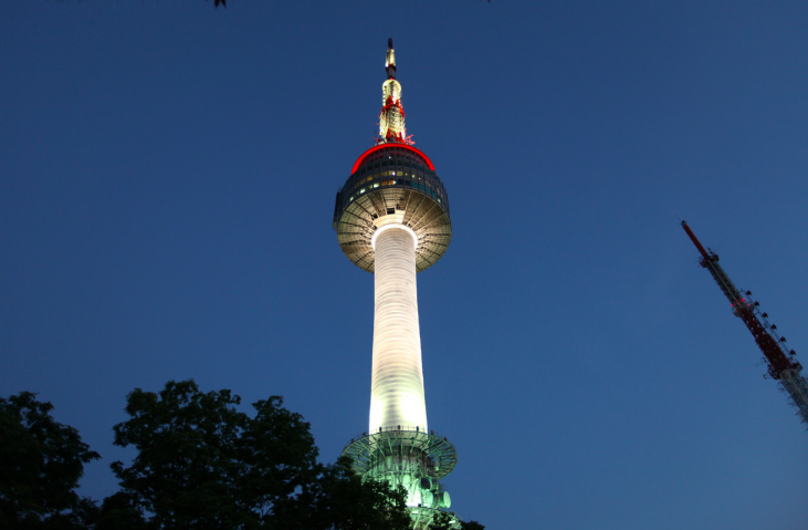 ... or visit Namsan Tower for a bird's eye view of Seoul city. (Photo from Flickr user whereavatravels (CC))