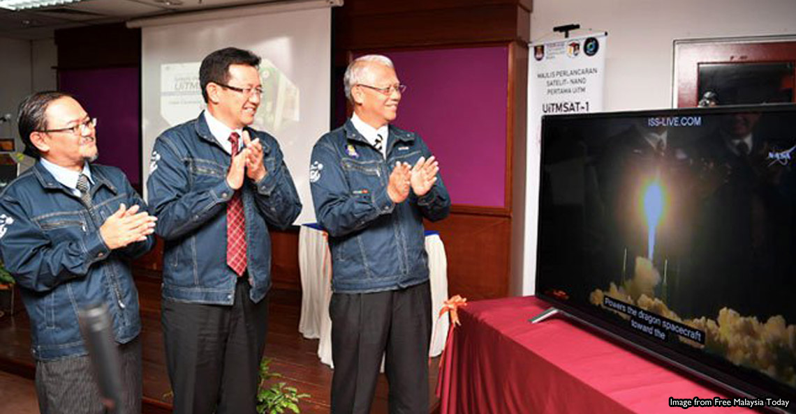 UiTM students just launched a satellite into space! And ...