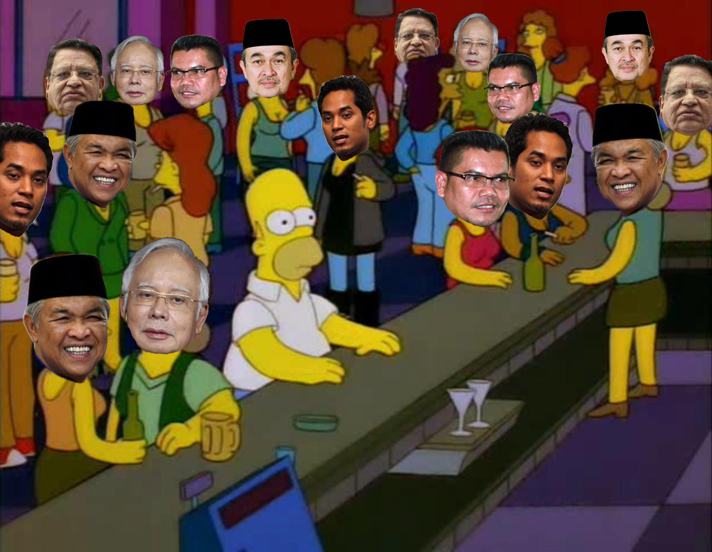 UMNO members, UMNO members everywhere. Unedited image from and Imgflip