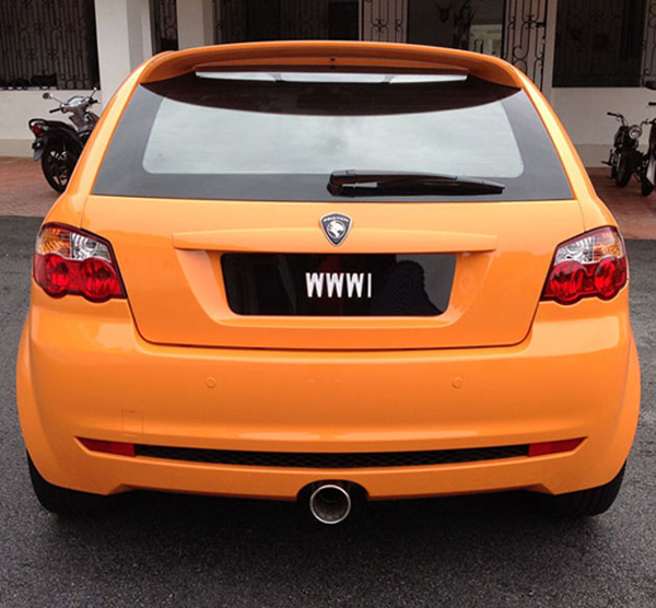 There's something sinister about putting a RMx plate on a RM x car. Img from AbuAqif's Blog.