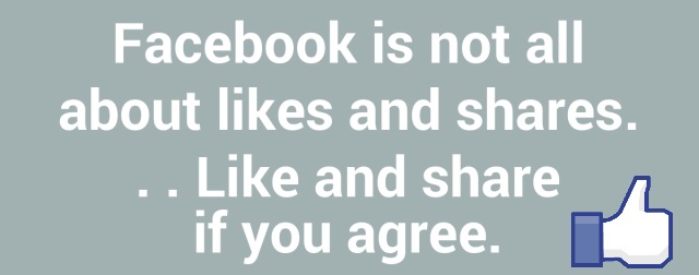 facebook share irony