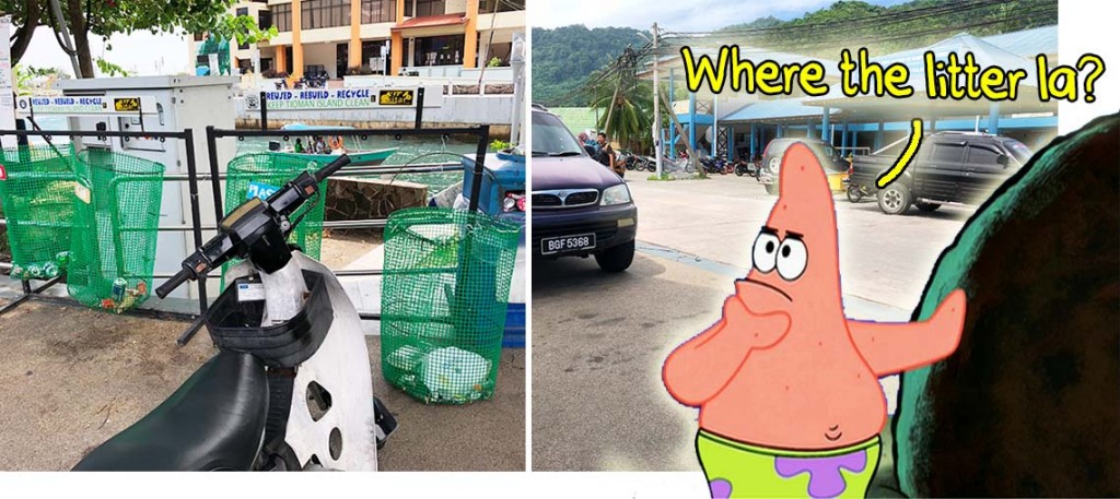 For a high-traffic spot, you'd imagine the typical sight of cans and UHT boxes tossed by the road... but it was clean. That was the first indication that something had definitely gone right in Tioman