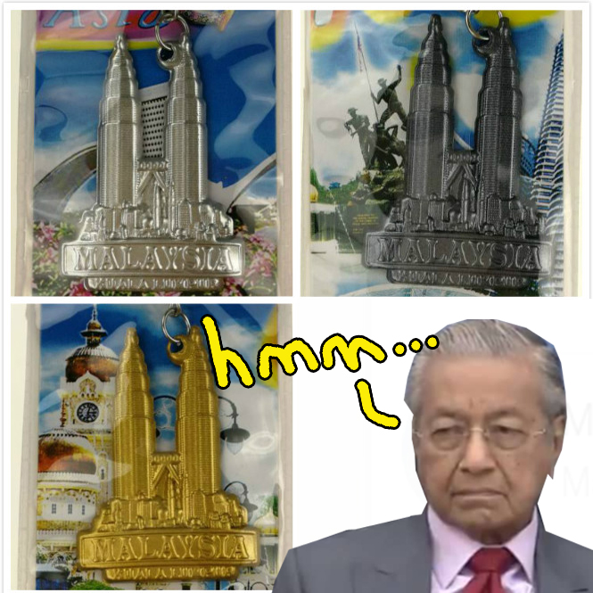 Tun M isn't impressed. Original images from Asiamart and YouTube