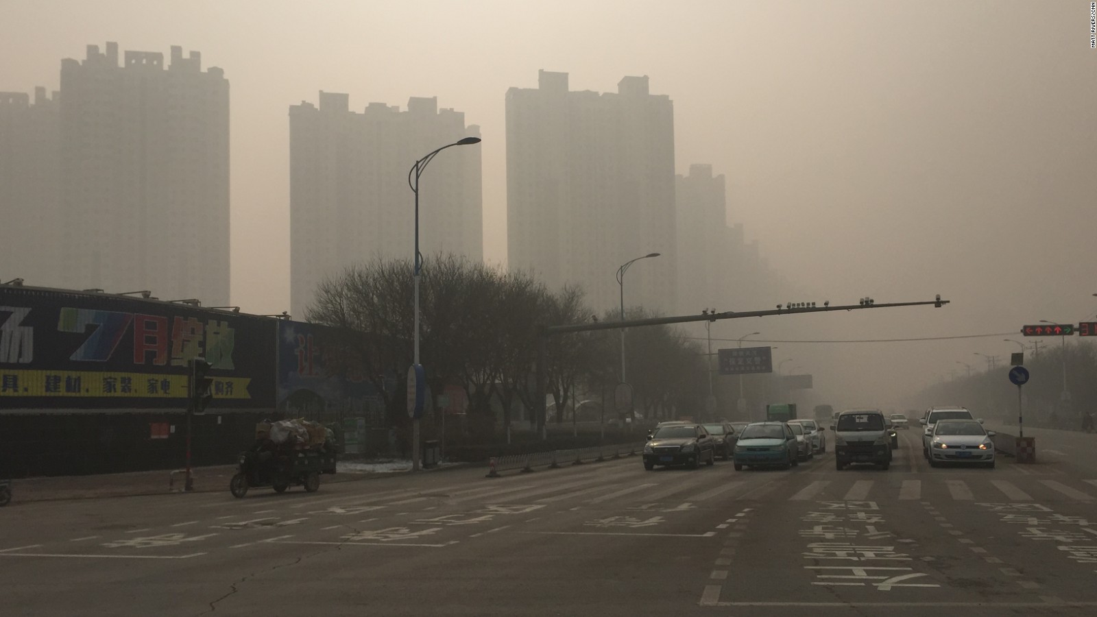 With most Chinese cities looking like this, they must really feel at home during haze season. Image from CNN