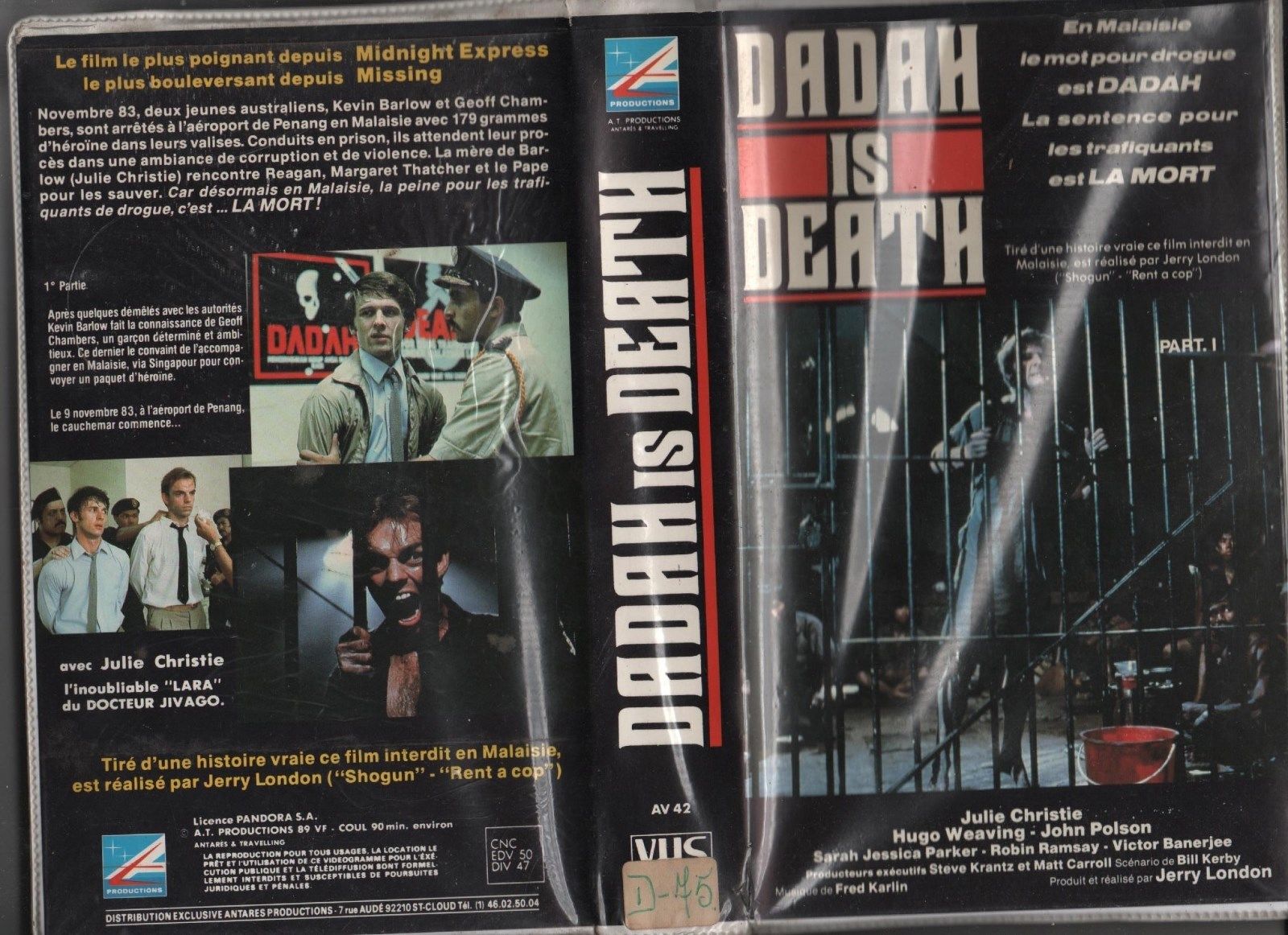 Dadah is Death VHS cover. If you dunno what VHS is, you're too young. Image from PicClick