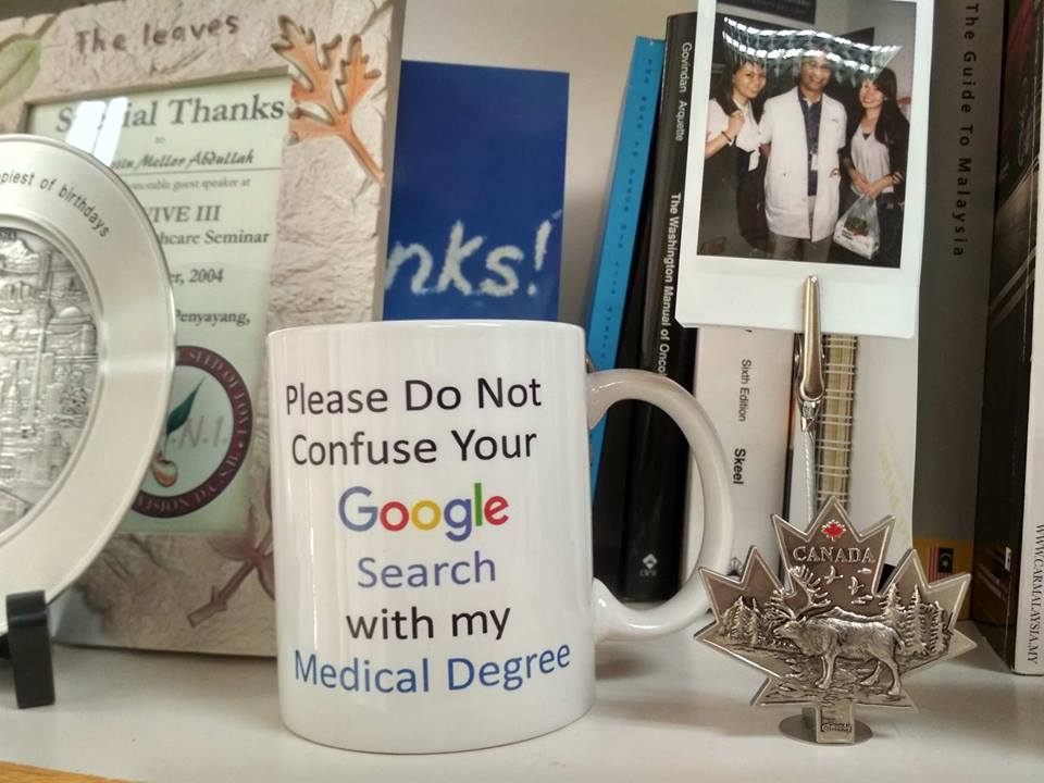 dr matin cup google medical degree