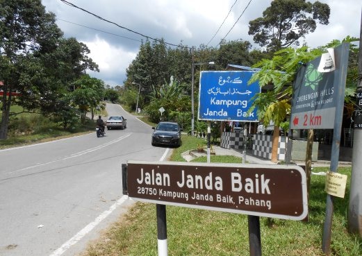 Janda Baik, Bentong, Pahang. Image from Berita Harian