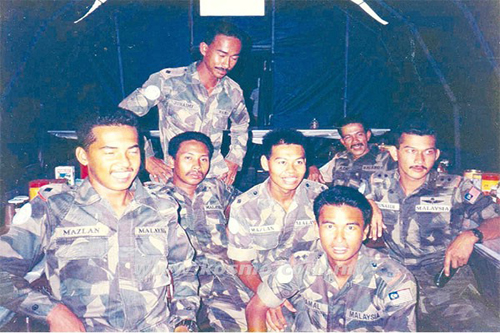 The Royal Malay Regiment serving in Somalia. Image from: Kosmo!