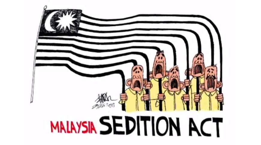 We still have the Sedition Act, btw. Img by Zunar, taken from Article19.org.