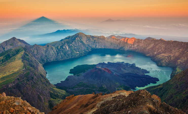 GUYS. A lake within a volcano?! Come onnnn. 