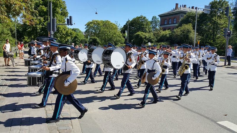 VI's brass band is so famous it took part in the street parade in Copenhagen. Image from MalayMail