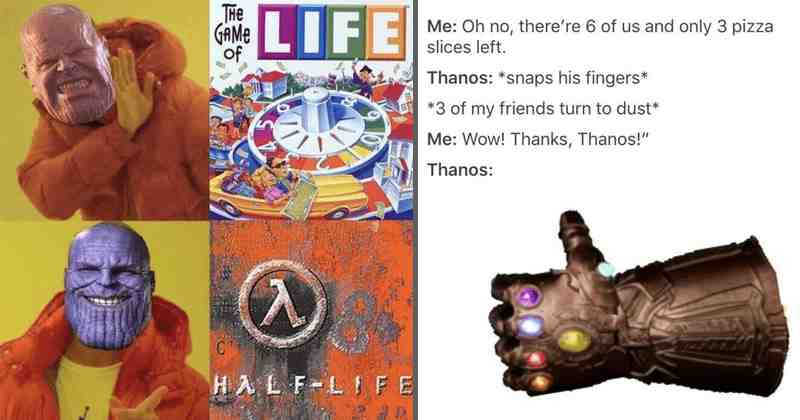 Sorry for the Avengers: Infinity War spoiler. Image from memebase