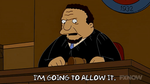 Judge's reaction when asked if the Section 309 charge should be dropped.