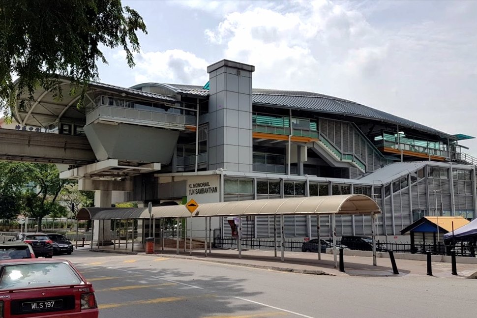 The Tun Sambanthan monorail station. Image from KLIA2