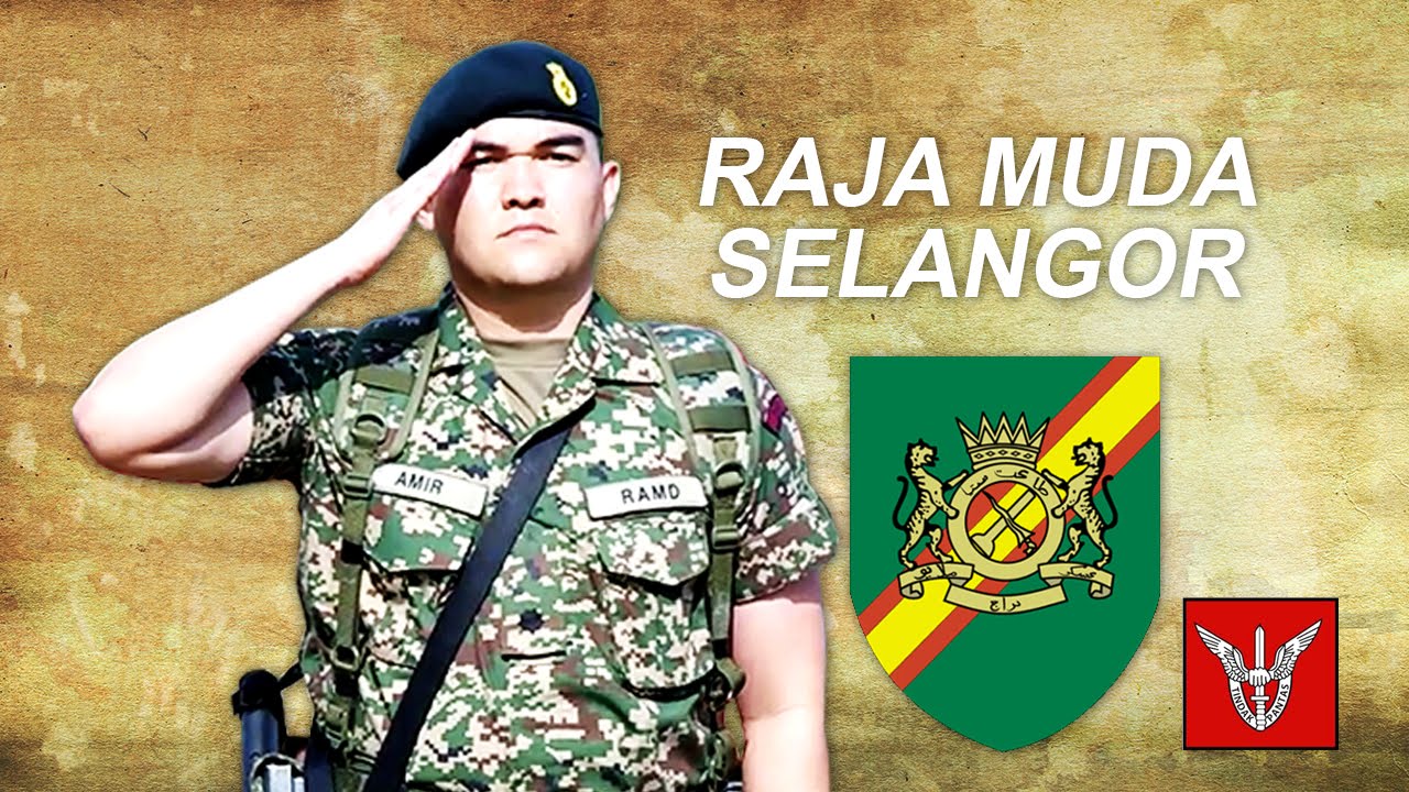 Yea, he was training to join the military la. Image from TV Selangor's YouTube