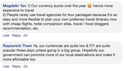 (FIT=Free independent travelling) Most people share our sentiment haha