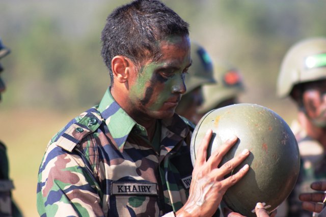 KJ in military garb. Image from MyNewsHub