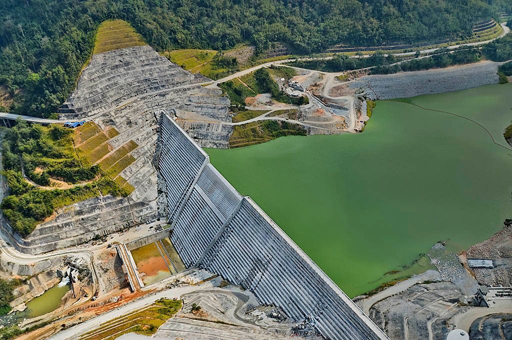 The Ulu Jelai Hydroelectric Dam. Img from Sika Malaysia