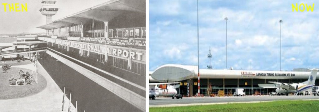 Kuala Lumpur International, now the Sultan Abdul Aziz SHah Airport. Images from MalaysiaAirports and BeingLostOnGreatness