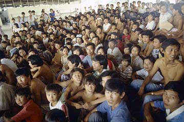 Vietnamese refugees in Malaysia. As of 2005, Malaysia no longer has Vietnamese refugees. Img from UNHCR.