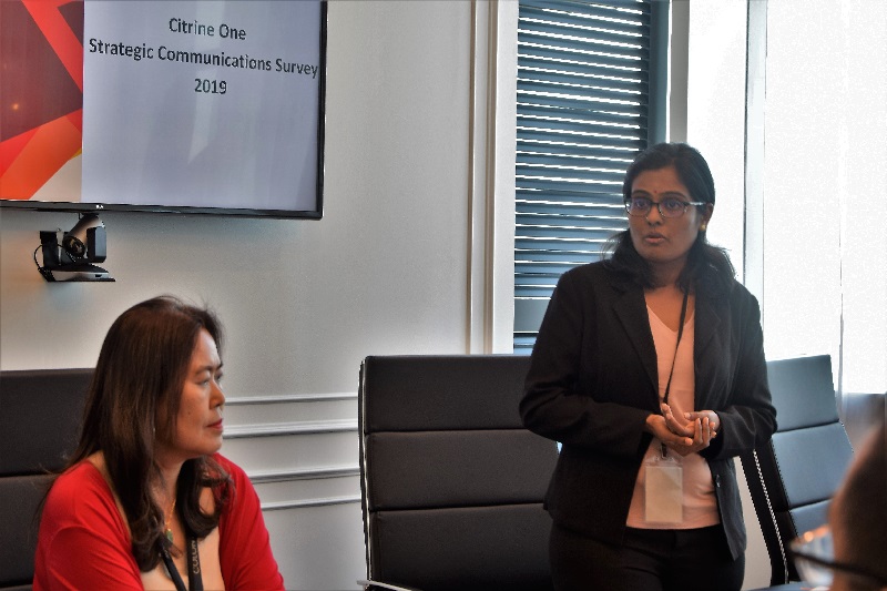 Ivlynn Yap and Sharveswary Balakirustnan, Managing Partners at Citrine One during the press conference