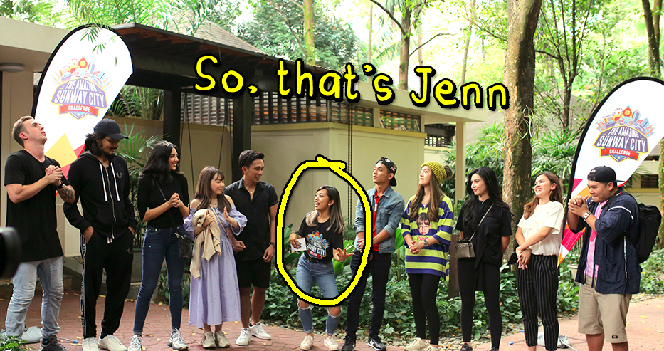 Bubbly wubbly Jenn briefing the gang! 