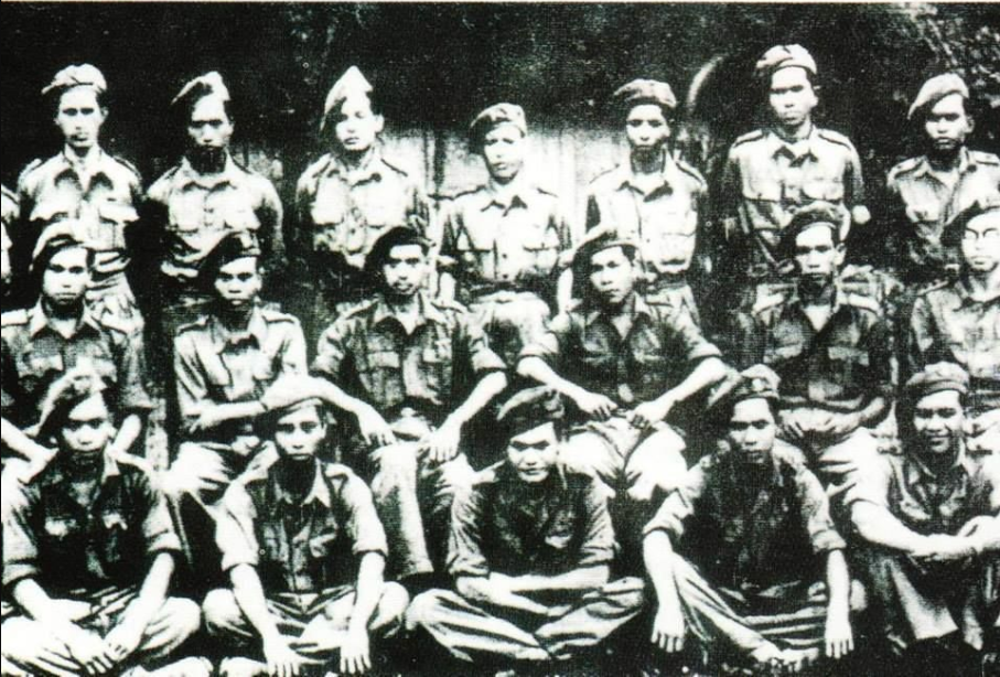 Malay soldiers at Force 136's HQ in 1944. Image from Pintrest 