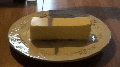 a hot knife through butter