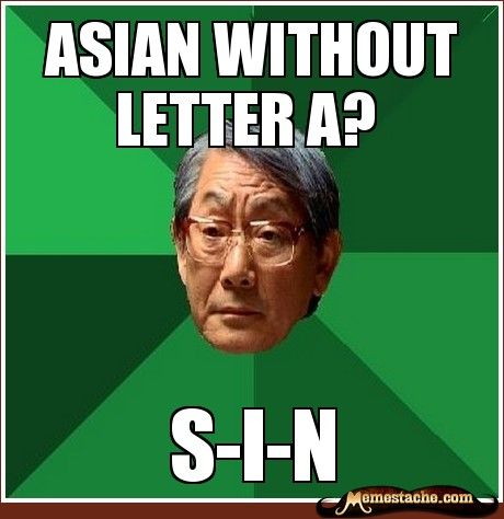 asian dad sin