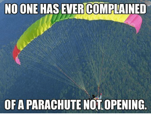 parachute meme