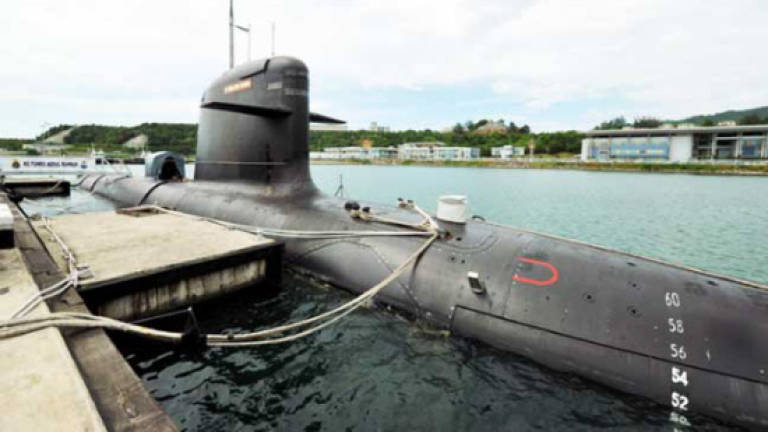 Scorpene submarine. Img from The Sun Daily