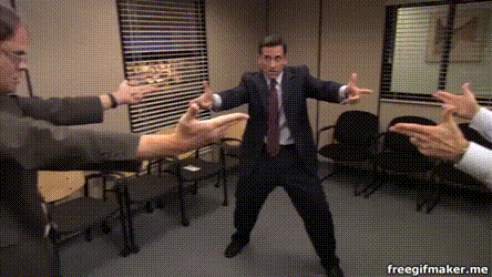 Any of you guys ever feel like this with your workmates? GIF from The Office.