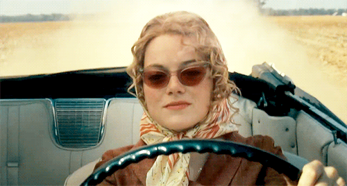 Windshield dark enough, then wear sunglasses summore. Gif from Gfycat.