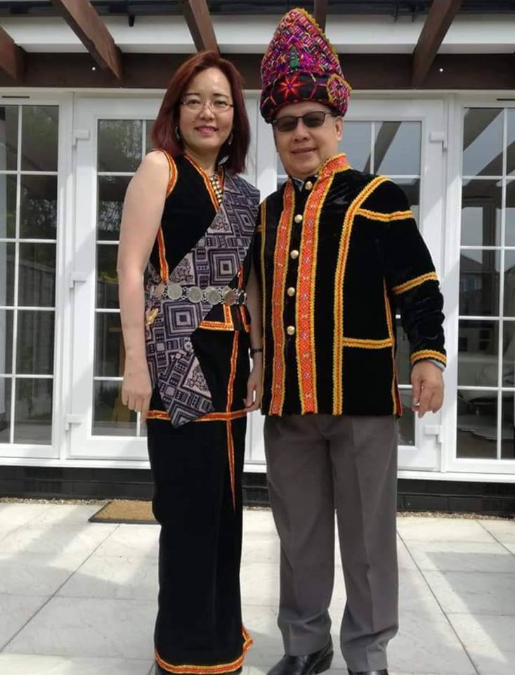 Doris and Sabah's opposition leader, Datuk Dr Jeffrey Kitingan. Img from Doris Jones' Facebook