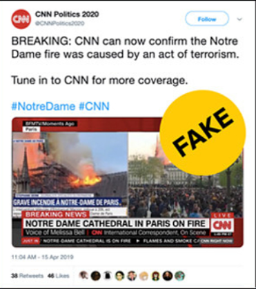 The Notre Dame burning was attributed to "Muslim Terrorists", stoking Anti Islam sentiments. Who's actually defamed here? ISIS?