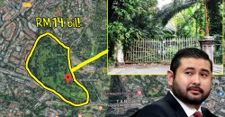 TMJ owns a run-down istana in Singapore worth RM14billion, but he can’t sell it.