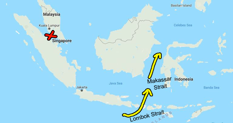 Indonesia to malaysia