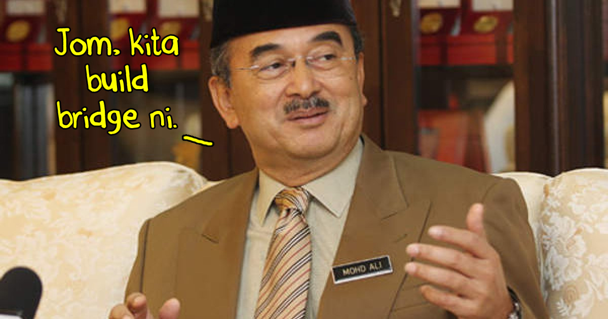How Mohd Ali Rustam probably said it. Image from The Malay Mail.