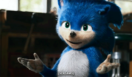 All our reactions after the Sonic trailer. Image from moviesandchill.com