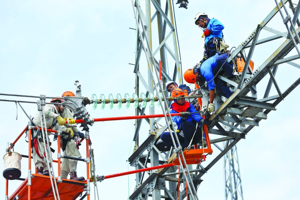 TNB workers getting high on the job. Image from Malay Mail