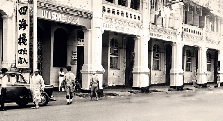 Before 1958, Utusan was based in Singapore, at no.185 Cecil Street. Img from Singapura Stories.