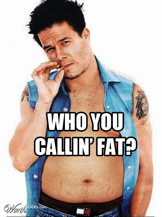 fat mark wahlberg