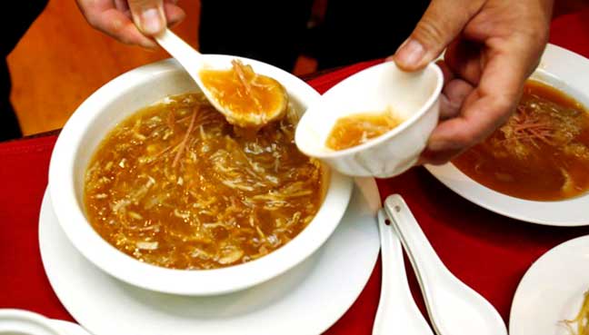 Shark fin soup, as delicious as it might be, threatens shark populations everywhere. Image from FMT