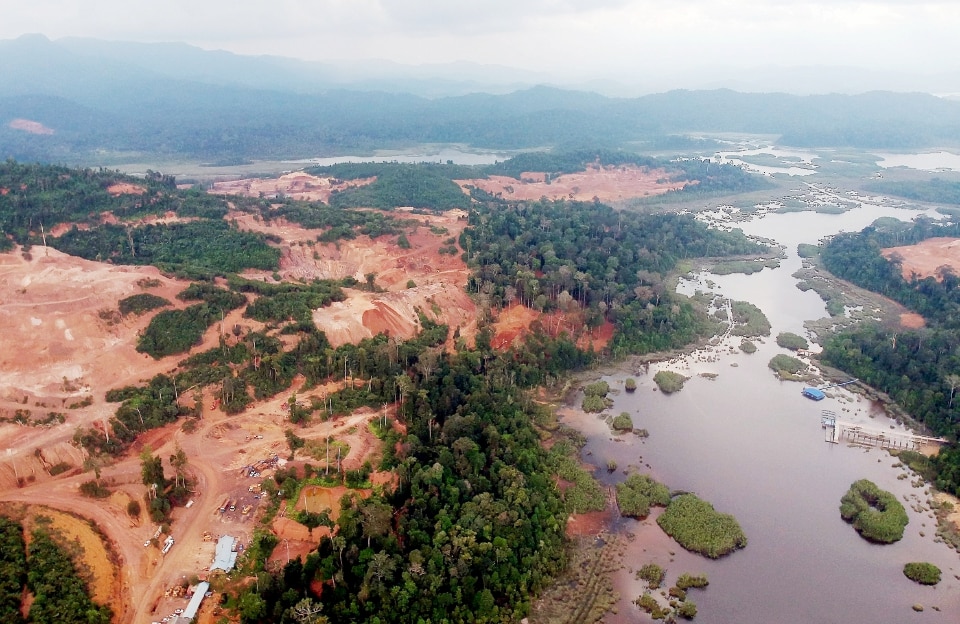 Tasik Chini and the surrounding areas. Image from SE Elements