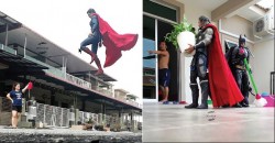 This Perak man is turning his action figure collection into comic gold