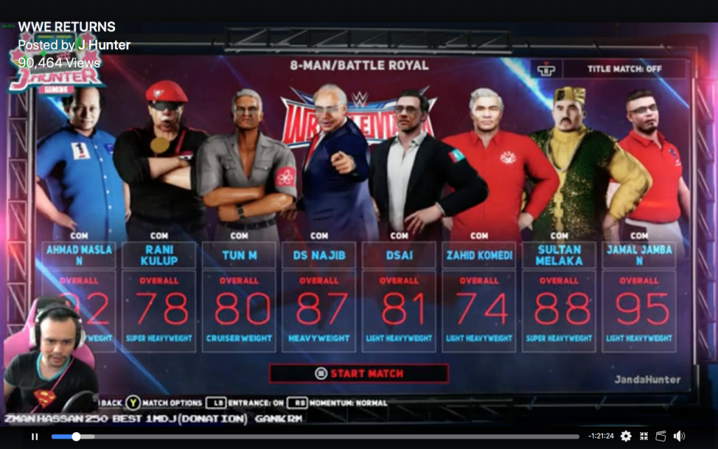Or making political mods of WWE 2K19. Click here to read the article!