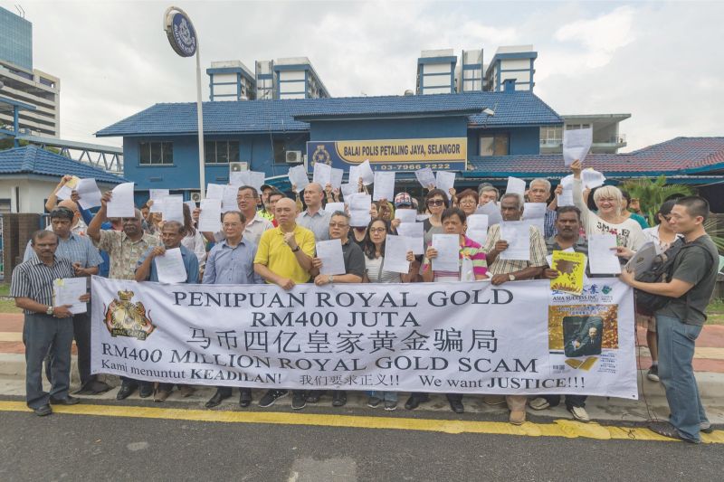 The victims of the Royal Gold scam. Image from: MalayMail