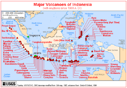 Number of major volcanoes in Indonesia. Img by Suntoyo Suntoyo.