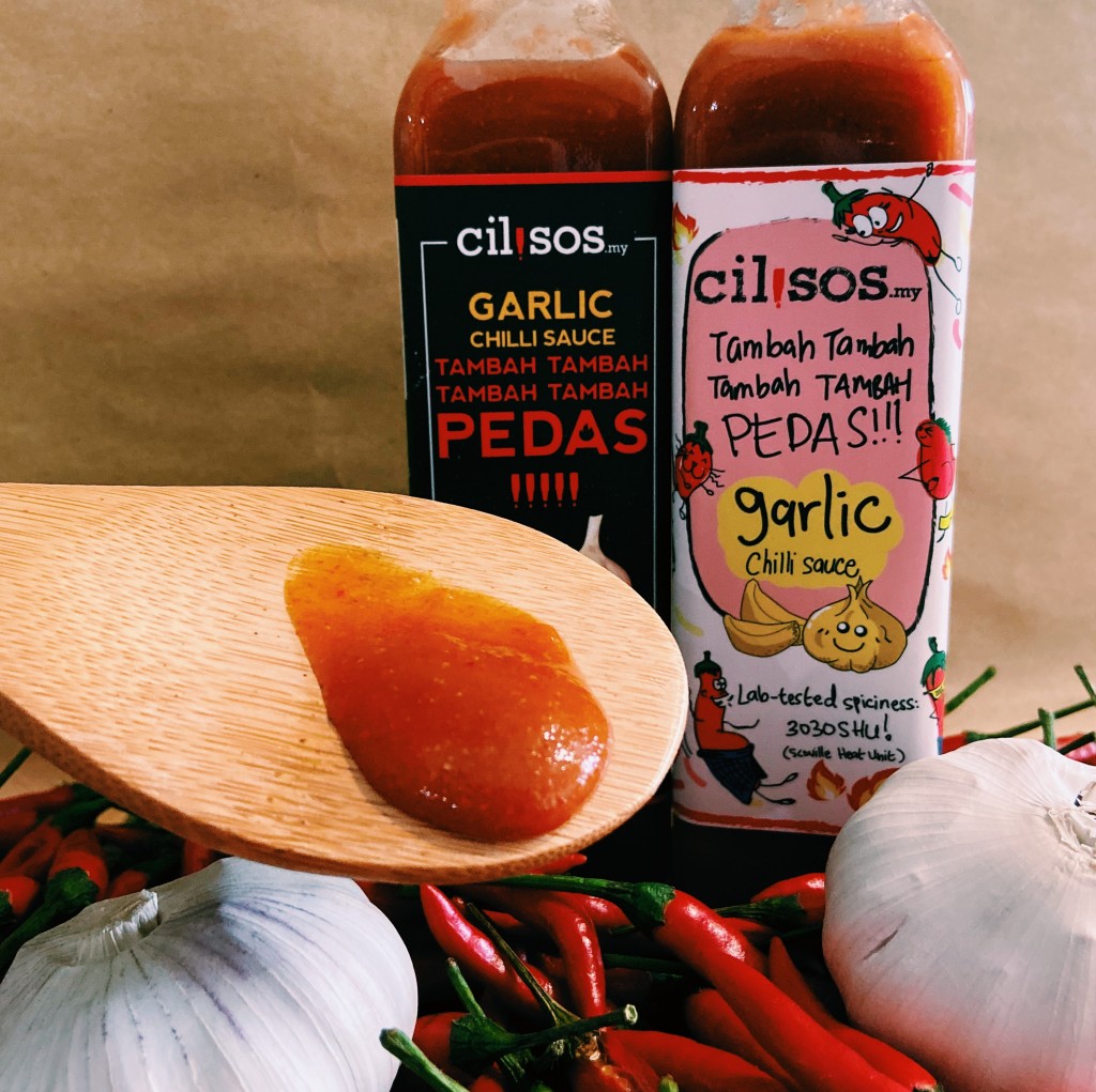 Tambah Pedas Garlic flavour (Hipster and Cartoon designs)